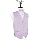 Lavender Tuxedo Vest and Tie Set in Assorted Patterns